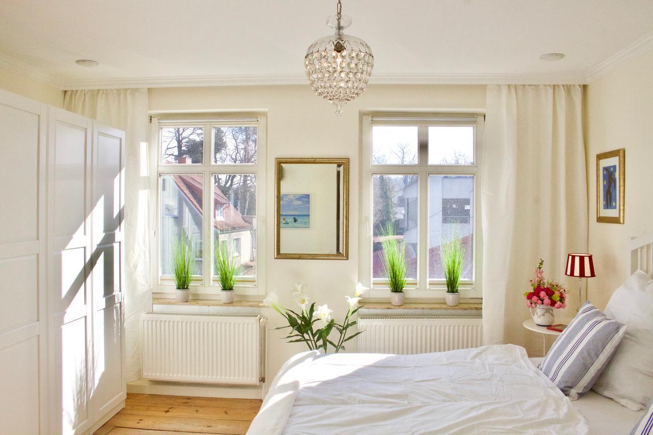 Strandnahe Fewo Mit 3 Schlafzimmern Und Balkon, Villa Vergissmeinnicht 02, Binz Luaran gambar