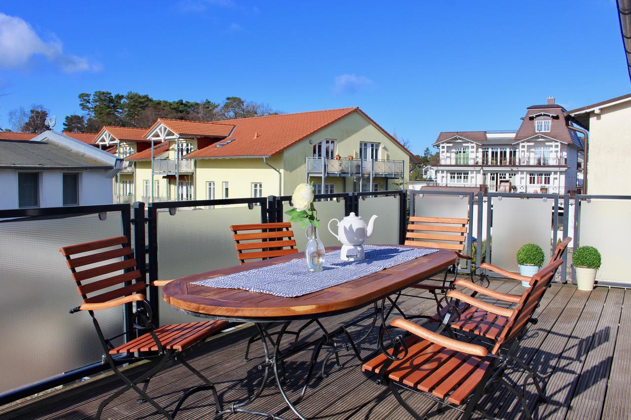Strandnahe Fewo Mit 3 Schlafzimmern Und Balkon, Villa Vergissmeinnicht 02, Binz Luaran gambar